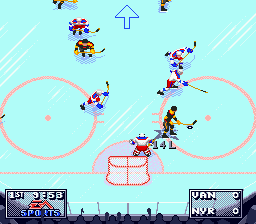 NHL 95 (USA, Europe) In game screenshot